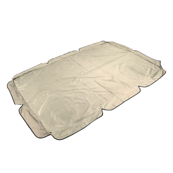 Swing Canopy 600D Silverbelagd Oxfordtyg Vattentät Swing Top Cover för Utomhus Beige