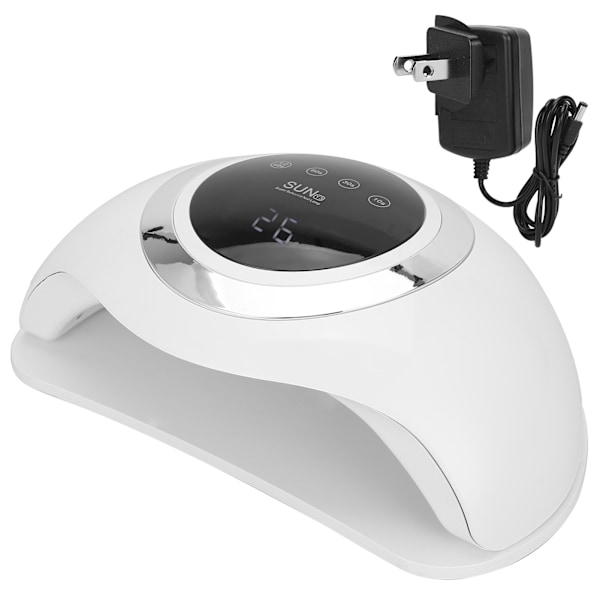 168W Gel Polish Tørker Dobbel Lys UV Neglelampe Infrarød Induksjon Negleherdingsmaskin 100~240V US Plugg