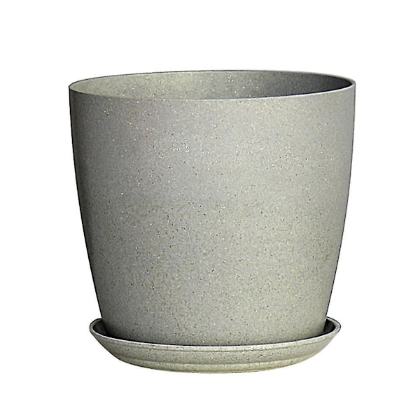 Nordic Style Flowerpot for Home Garden Decoration 13.5*12.5cm Grey