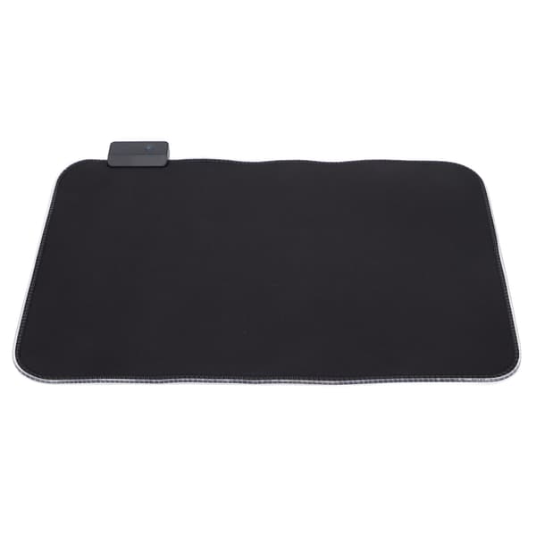 Musematte Gaming RGB Bakgrunnsbelysning LED Tastaturmatte Blank Vanntett Datatilbehør