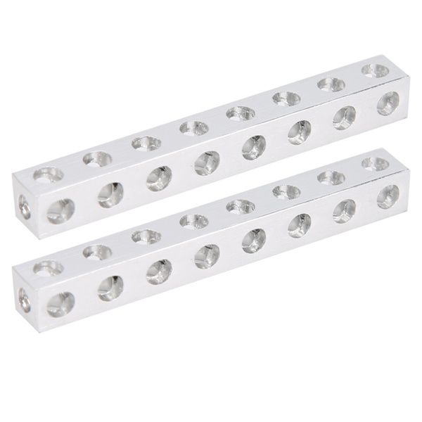 2kpl 3106-0008-0064 8 reikää 8x8x64mm neliöpalkki robottirakenneosan lisävaruste