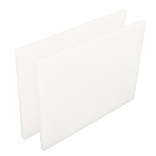 2 st Läderhantverksstansdyna DIY-hantverksdämpningseffekt 5,9x7,9in Läder skärbräda Läderstansmatta Vit