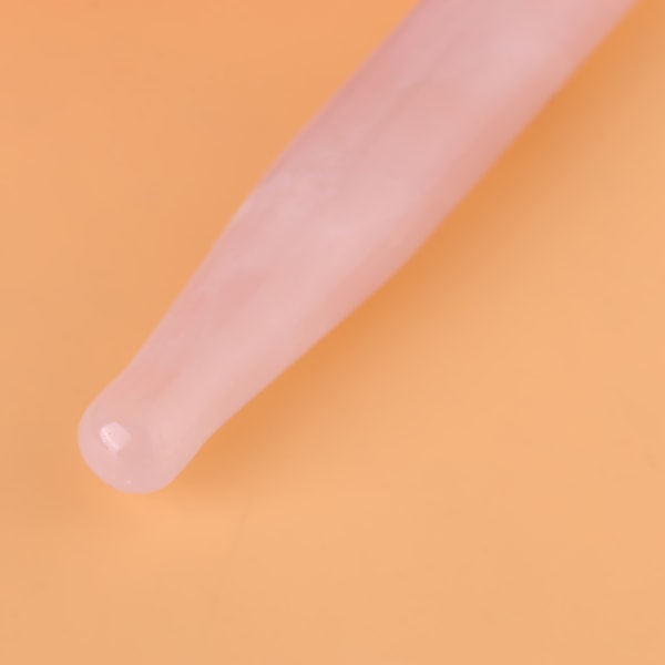 1 kpl Natural Rose Quartz Crystal -kasvohierontasauva Stone Smooth Stick