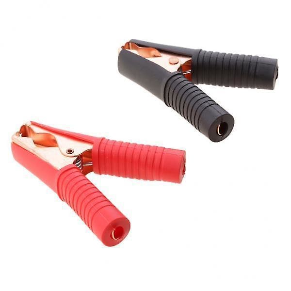 4 x 2 Delar Startkabel Startbooster Batteritest Alligatorklämmor