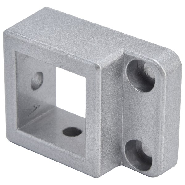 Aluminiumsprofiler Connector Fast base Connector Block 1-veis Firkantet hjørne tilbehør