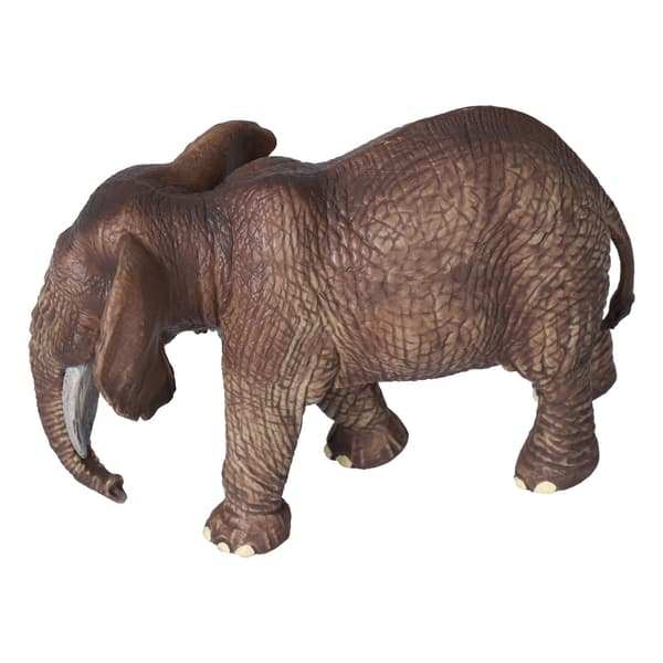 Naturtro Elefantmodel Høj Simulation Håndmalet Hun-elefant Legetøjsfigur Model Elefant