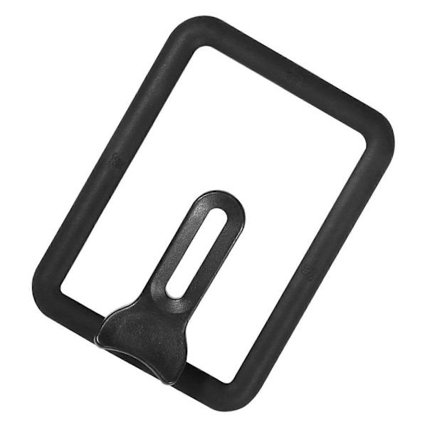 Rektangulært Glasslokk Tykkere Stående Synlig Silikon Rektangulær Pannelokk Svart 15 X 18cm / 5.9 X 7.1in