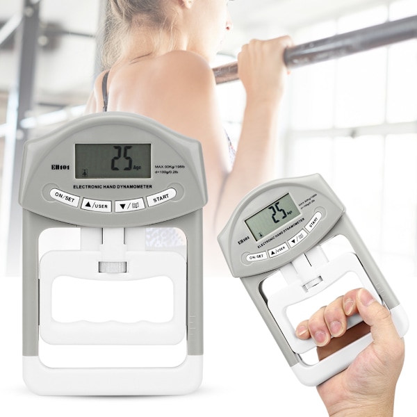 Elektrisk styrkegrebsdynamometer Student Constitution Healthy Measurement Tester Udstyr