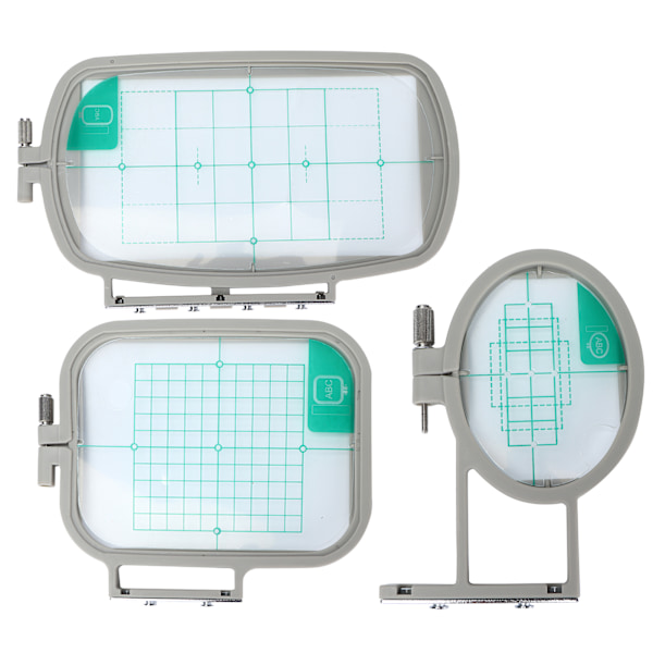 3-pack broderiram med hushålls multifunktionell broderi symaskin set för hemmet