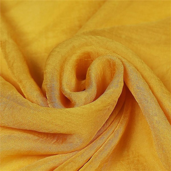Vacker Gradient Paljetthalsduk för kvinnor - Orange Powder Shiny Scarf