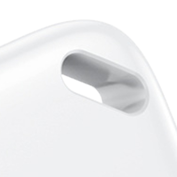 Smart Key Finder Locator GPS-sporingsenhed Vedhæftningselement Nøgler Pung Taske Locator til IPhone Hvid