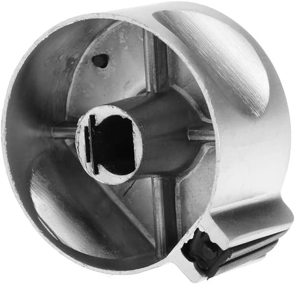 2 stk 8 mm 0 graders hull metall gasskomfyrknapp universell erstatning