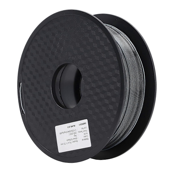 3D-printforbrugsmateriale 1,75 mm PLA-filament 2 farver Sølv Sort 3D-printerforbrugsmateriale PLA-filament