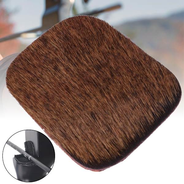 5 stk Bueskyting Pilstøtte Lim Silent Bue Stick Plate Kuskinn Utendørs skyting Tilbehør Brun