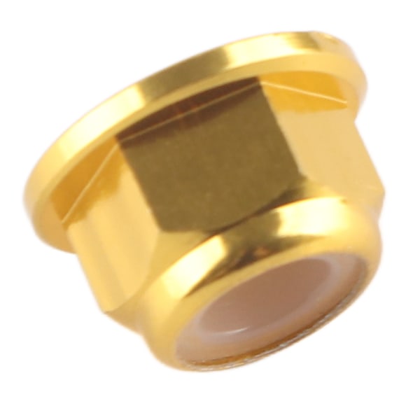 Anodiserte M4 Nylon Insert SelfLock Muttere Hex Lock Muttere Aluminiumlegering 10stk Sett