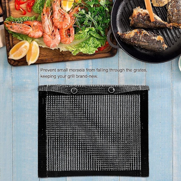 Gjenbrukbar Grillnettpose Non-stick BBQ- og Bakevesker Varmebestandige Matlagingsposer Egnet for Airfryer Gassgrill