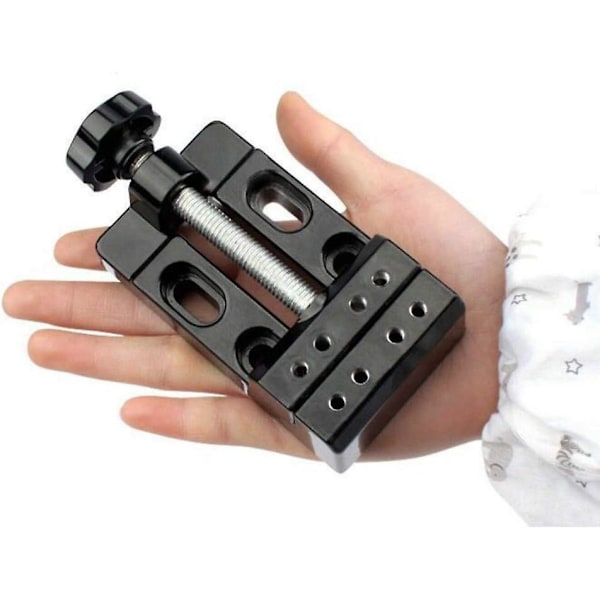 Mini Flat Clamp Vise til Smykker og Urreparation Kompakt Åbning Parallel Bordværktøj