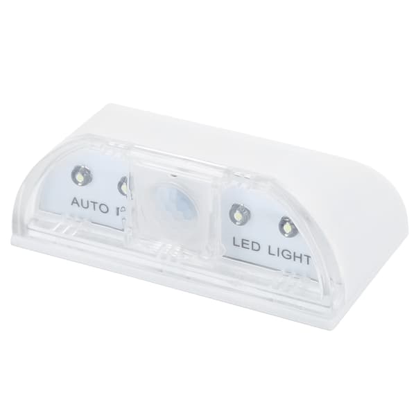 Automatisk PIR-dörrlås induktionslampa 4LED IR-rörelsesensor Smart nattlampa för hall sovrum