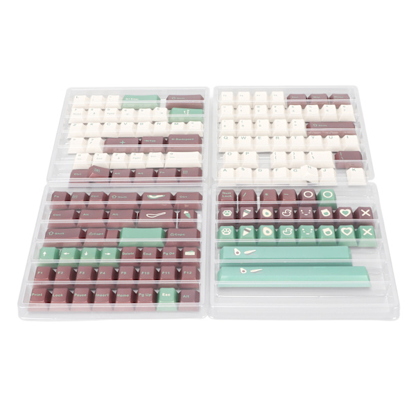 PBT-taster 143 nøkler Cherry-høyde 5-sidig sublimering teknologi DIY Making Gaming Keycaps for mekanisk tastatur