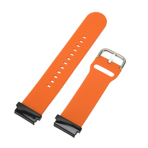 Udskiftningsarmbånd 20 mm Vandtæt Blød Quick Release Silikone Urrem til Garmin Fenix 7S Orange