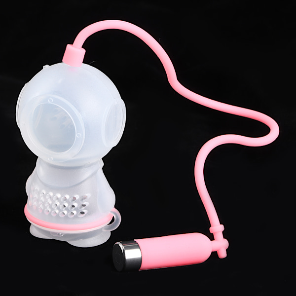 Innovativ dykkerformet silikone te-infuser si til hjemmelavet te - Pink