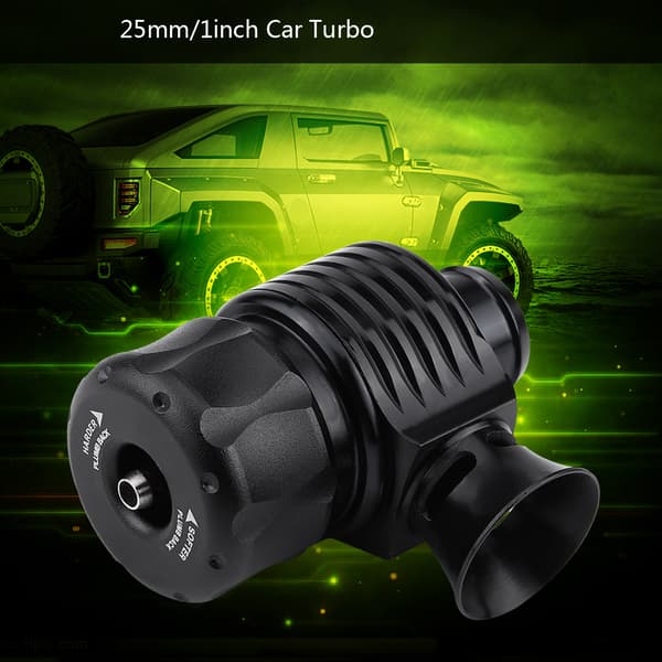 Universal 25mm/1 tomme Bil Turbo Blow Off Ventil Dump Ventil Adapter Sæt Hornform