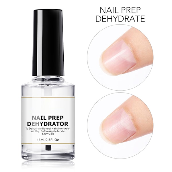 Negledehydrator og Primer Langvarig Negleprep Dehydrer og Syrefri Bonding Primer Sett for Akrylpulver og Gel Neglelakk