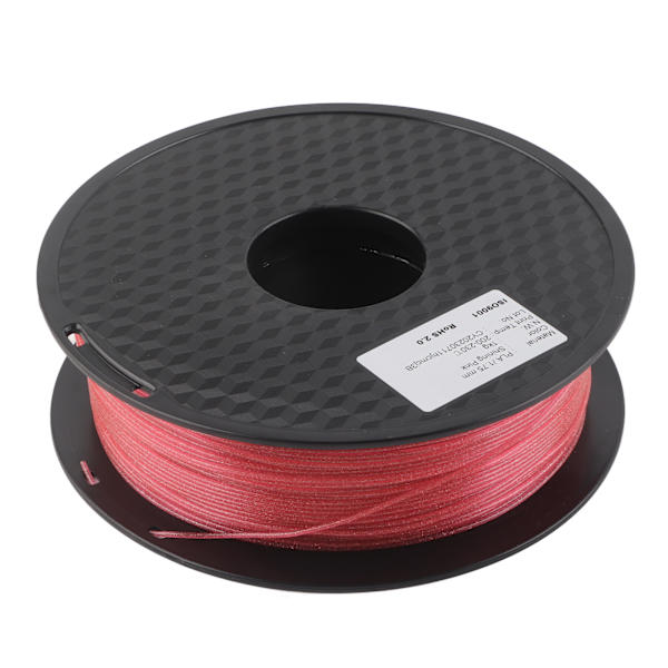 1,75 mm 3D-tulostin filamentti Glitter Pink PLA Silk Filament Printing Consumable 30-70 mm/s