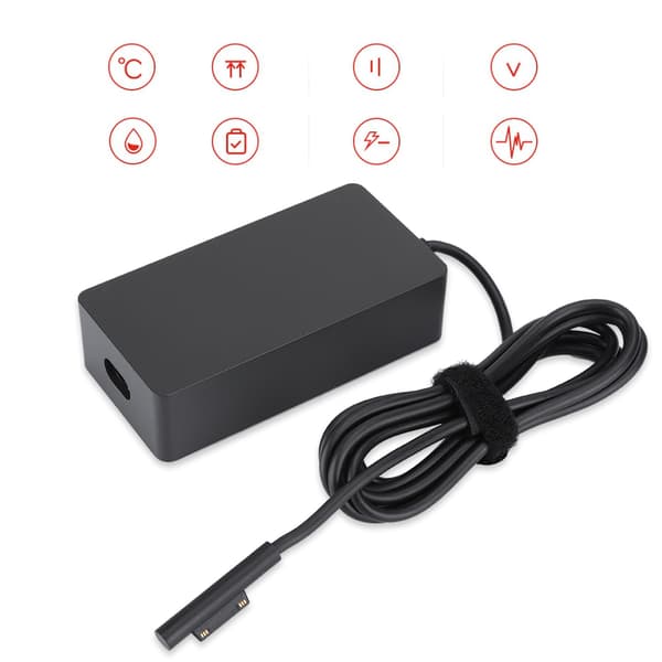 102W AC Strömförsörjningsladdare Adapter för Microsoft Surface Book/Book 2 100-240V