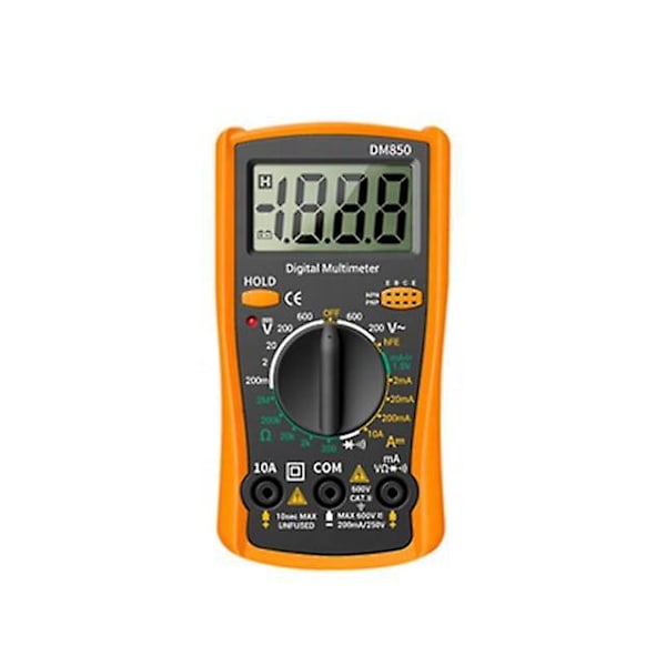 Digital Multimeter med automatisk måleområde, spændingstester med berøringsfri funktion til batterimåling