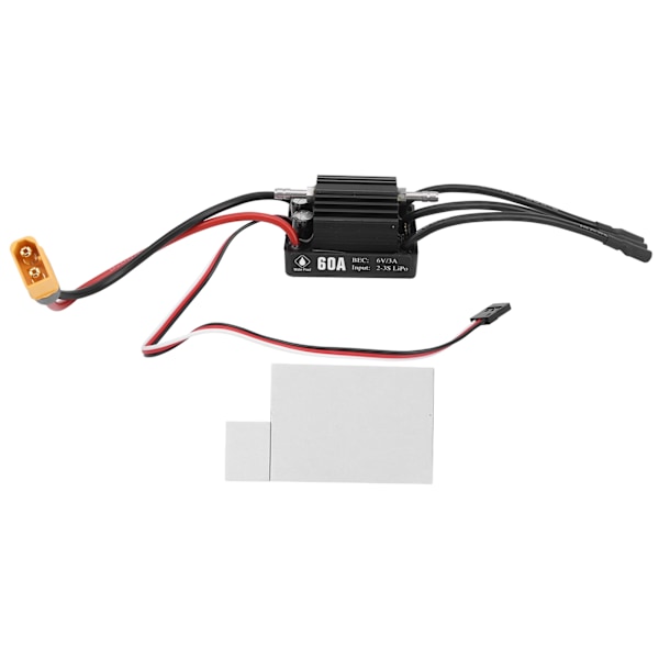 60A Borstlös Vattentät ESC 2‑3S RTR Version Uppgradering Tillbehör för RC Båtmodell