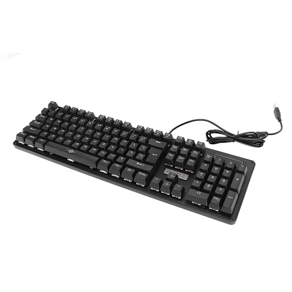 Mekaniskt speltangentbord Trådbundet RGB Bakgrundsbelyst 104 nycklar ABS Blue Switch Tangentbord för dator DC 5V