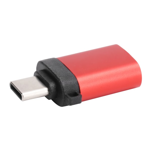 USB3.0 Hun til TypeC Adapter Konverter Opladningsdata OTG Strækhoved Uden Kæde (Rød)