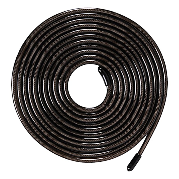 Springtov udskiftningswire 9,8ft sort stålkabel PVC-indpakket anti-sammenfiltring 4,5mm tyk til springtov