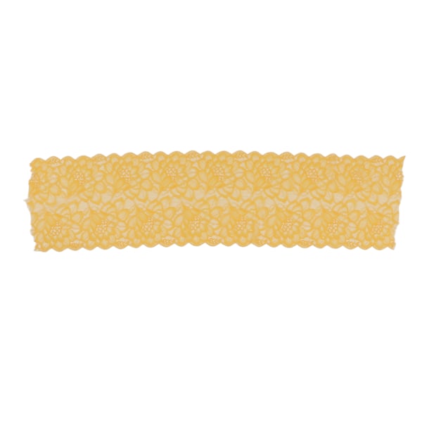 Spetsband 10 meter 23 cm bredd trendig DIY klippbar mjuk stretch mesh nylon spetsband trim för sömnad guld