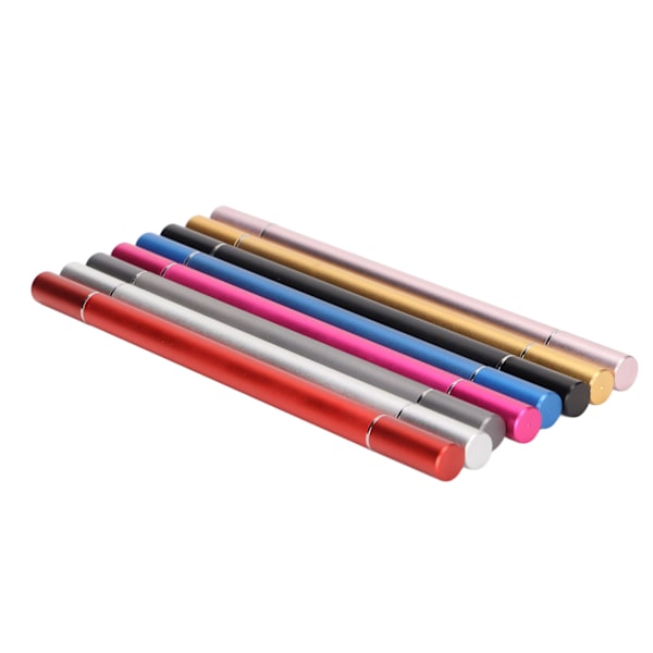 8 st pennor med 2 funktioner, elegant, kompakt, lätt, stabil, känslig touchpenna för iPhone, för IOS-surfplatta