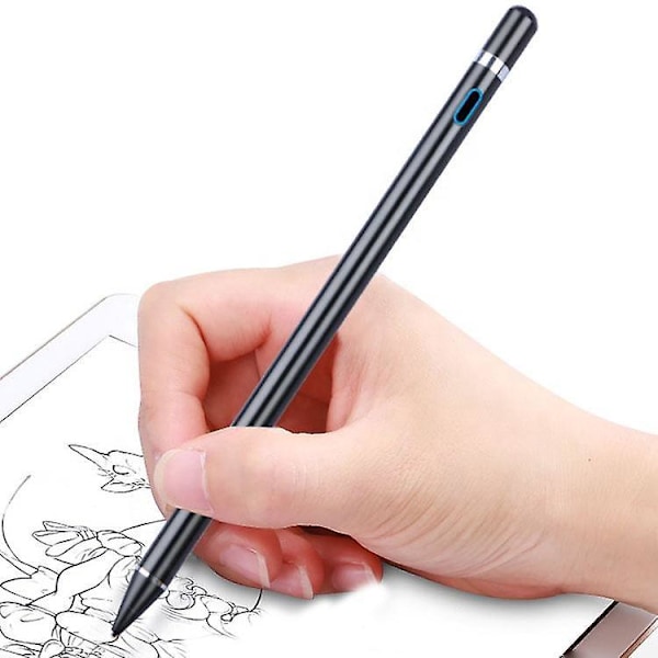 Mini Titanium Stylus Pen Kompakt Design Lommeklips til Touchskærme