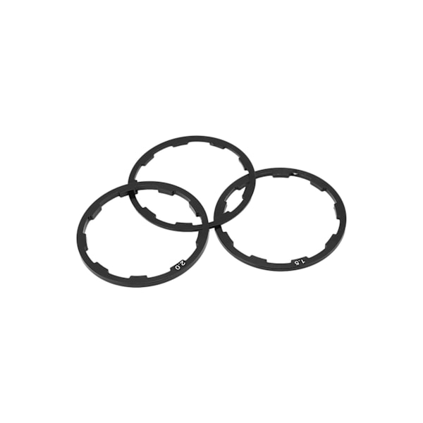 3 stk sykkel svinghjul pakning aluminiumslegering korrosjonsbestandig lett 1 mm 1,5 mm 2 mm sykkelvasker