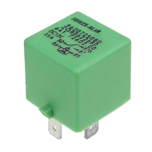 2x 12v 35a 5 Pins Kylfläktrelä Grön 6547tx kompatibel 206 207 306 307 406 407 807-B13