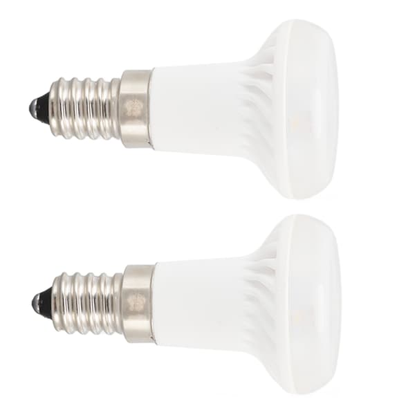 2 stk. LED-pære E14 3W 220V Varm belysning LED-lampe Energibesparende til hjemmebar