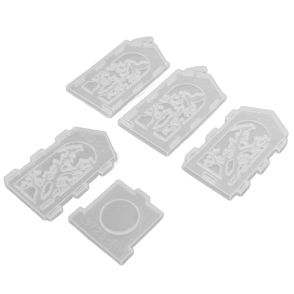 Ljusstake Silikonform Unik Design Elastisk Lätt Avformning Form Hantverk för DIY Ljusstakar Ornament