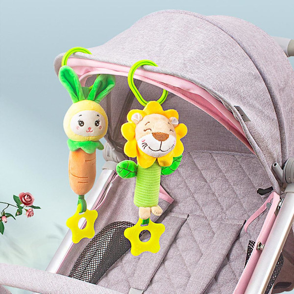 Baby Barnvagns Rassel Hängande Leksak Mobil Säng Söta Djurdocka Baby Spjälsäng Hängande Klockleksaker