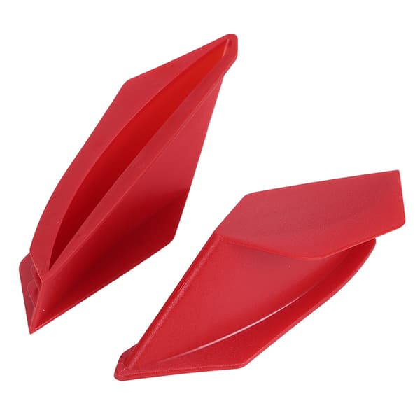 Motorcykel Aerodynamiske Winglets Spoiler Ving Universal Modificerings Tilbehør Rød