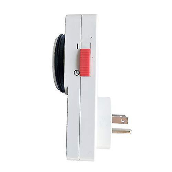1-Hændelses Analog Mekanisk Timer, Hvid Stikkontakt Timer Mekanisk Afbryder