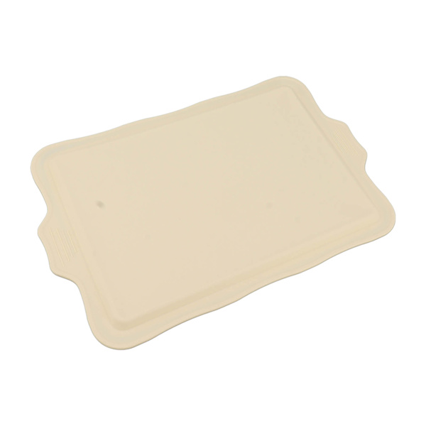 Silikon Bakeplate Non Sticky Multifunksjonell DIY Flat Base Kakeplate for Hjemmet
