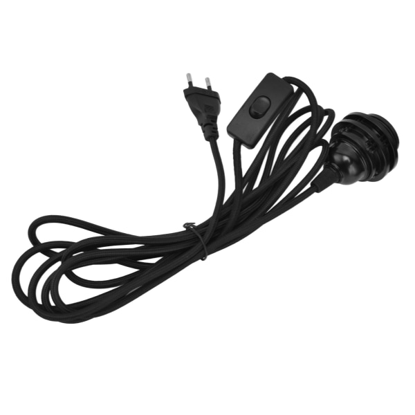 E27 lampun pidike riippuva valojohto lampunpidin kytkimellä riippuvalaisimen pidikkeellä EU Plug 100-240V