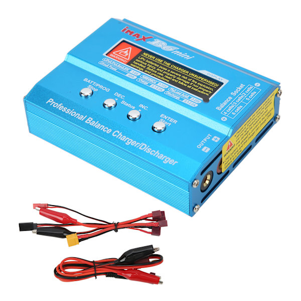 B6 Mini Batteribalansladdare Intelligent Multifunktionsladdare för RC LiPo LiFe Lilon Batteri