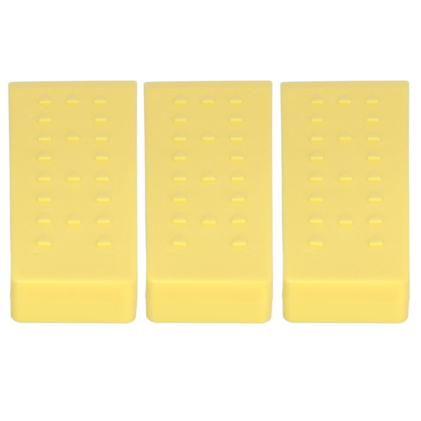 3 kpl puunkaatokiiloja piikeillä 25x8cm keltainen turvallinen puiden kaato metsureille kaatajille