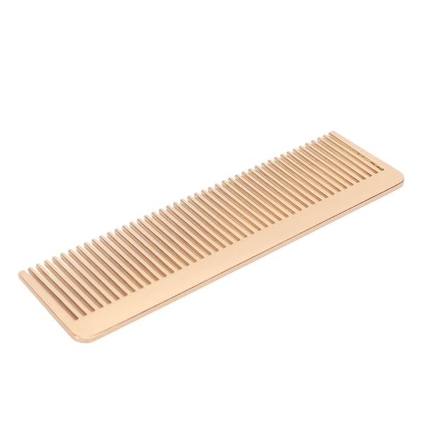 Hårkam Mini brede tenner styling sinklegering bærbar skjeggkam for hjemmesalong Golden