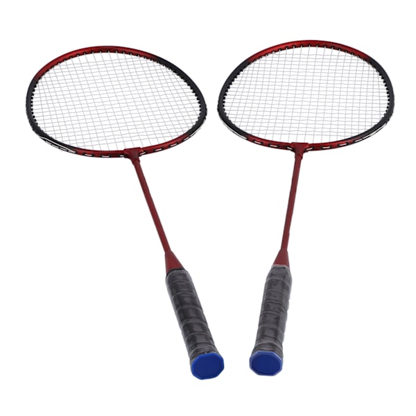 SG8005 Badmintonracketset för 2 spelare, lätta dubbelracketar i fiber för vuxna och barn